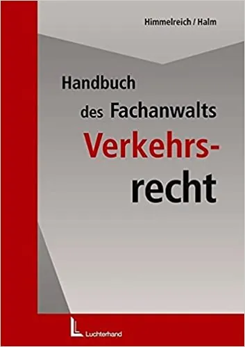 Buchcover „Handbuch des Fachanwalts Verkehrsrecht“