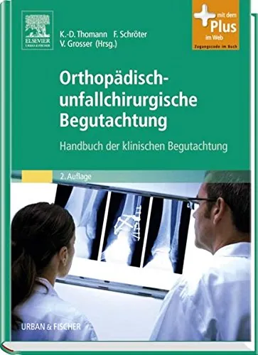 Buchcover „Orthopädisch-unfallchirurgische Begutachtung“